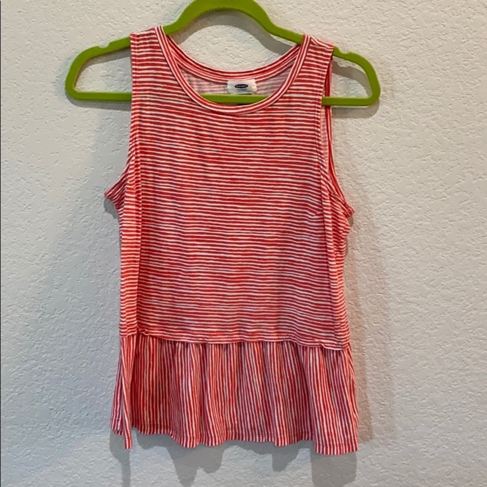 Old Navy Peplum Tank M